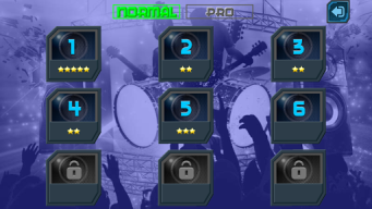 Drum Hero (rock music game, ti APK screenshot