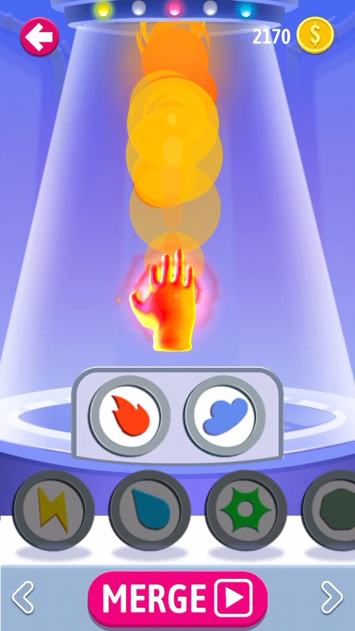 Elemental Gloves - Magic Power APK screenshot