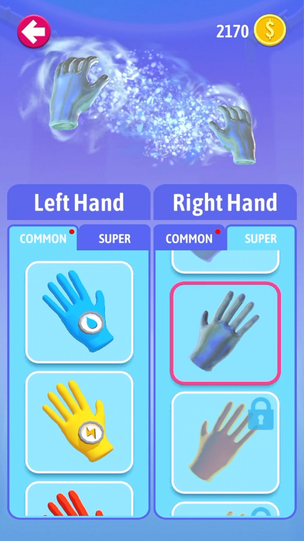 Elemental Gloves - Magic Power APK screenshot