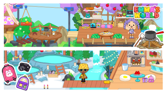 Emma's World - Town & Family APK screenshot