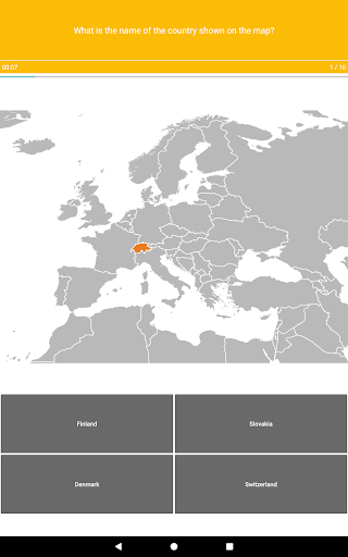 Europe Map Quiz - European Cou APK screenshot