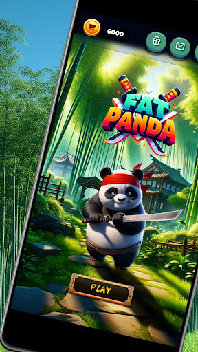 Fat Panda - Slice Fruit APK screenshot
