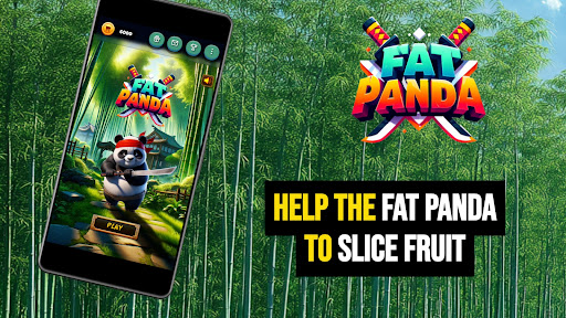 Fat Panda - Slice Fruit APK screenshot