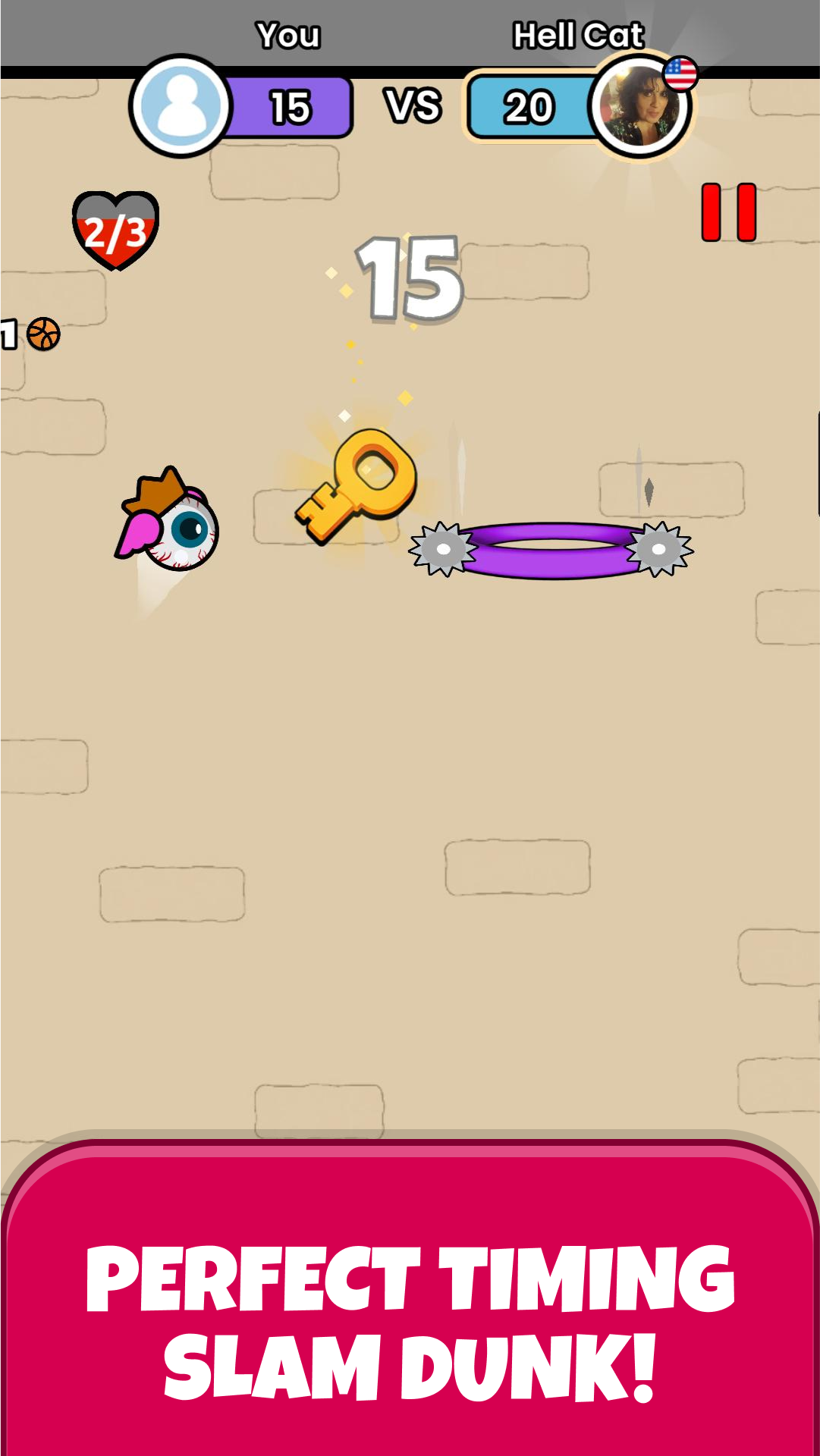 Flappy Dunk APK screenshot