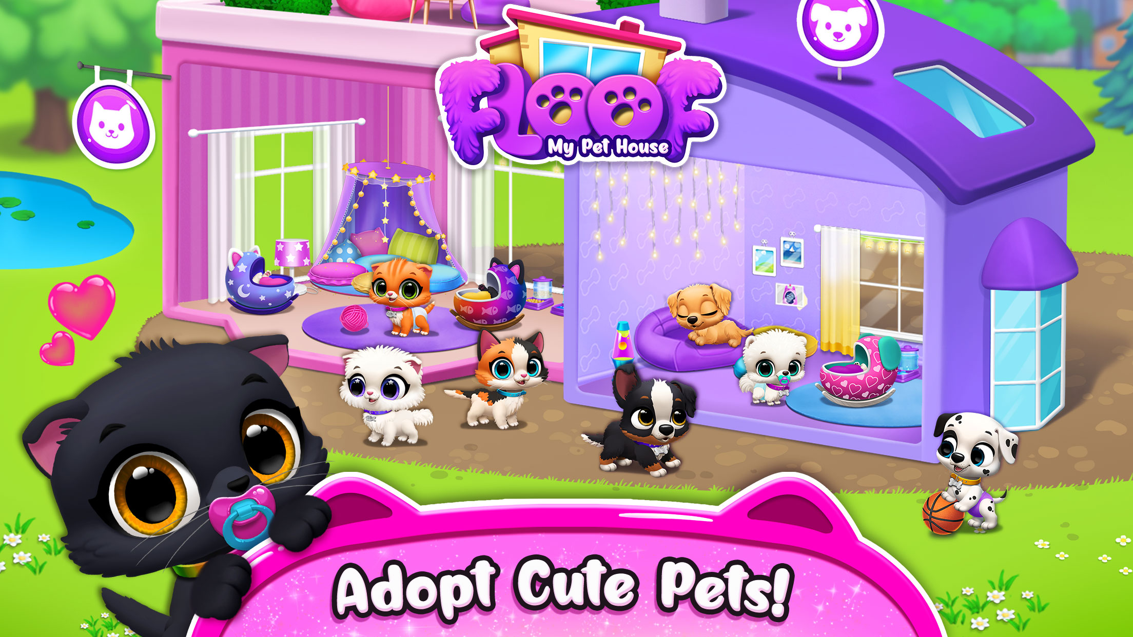 Floof - Домик для питомца APK screenshot