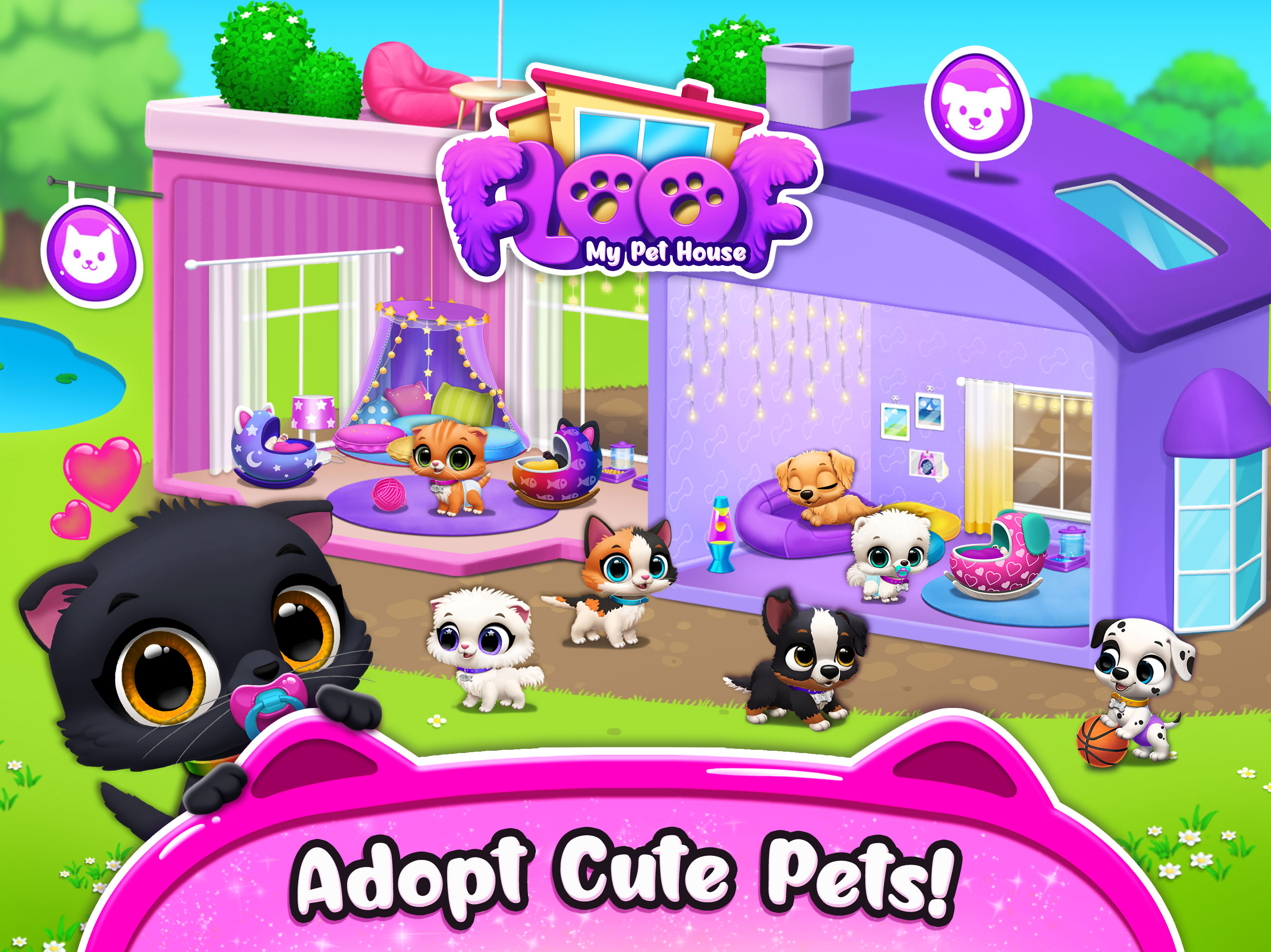 Floof - Домик для питомца APK screenshot