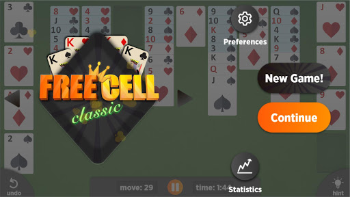 FreeCell - Offline Card Game APK screenshot