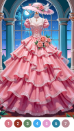 Gown Dress Color by Numbers APK screenshot