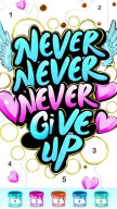 Graffiti Quote Color by number APK screenshot