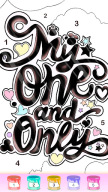 Graffiti Quote Color by number APK screenshot