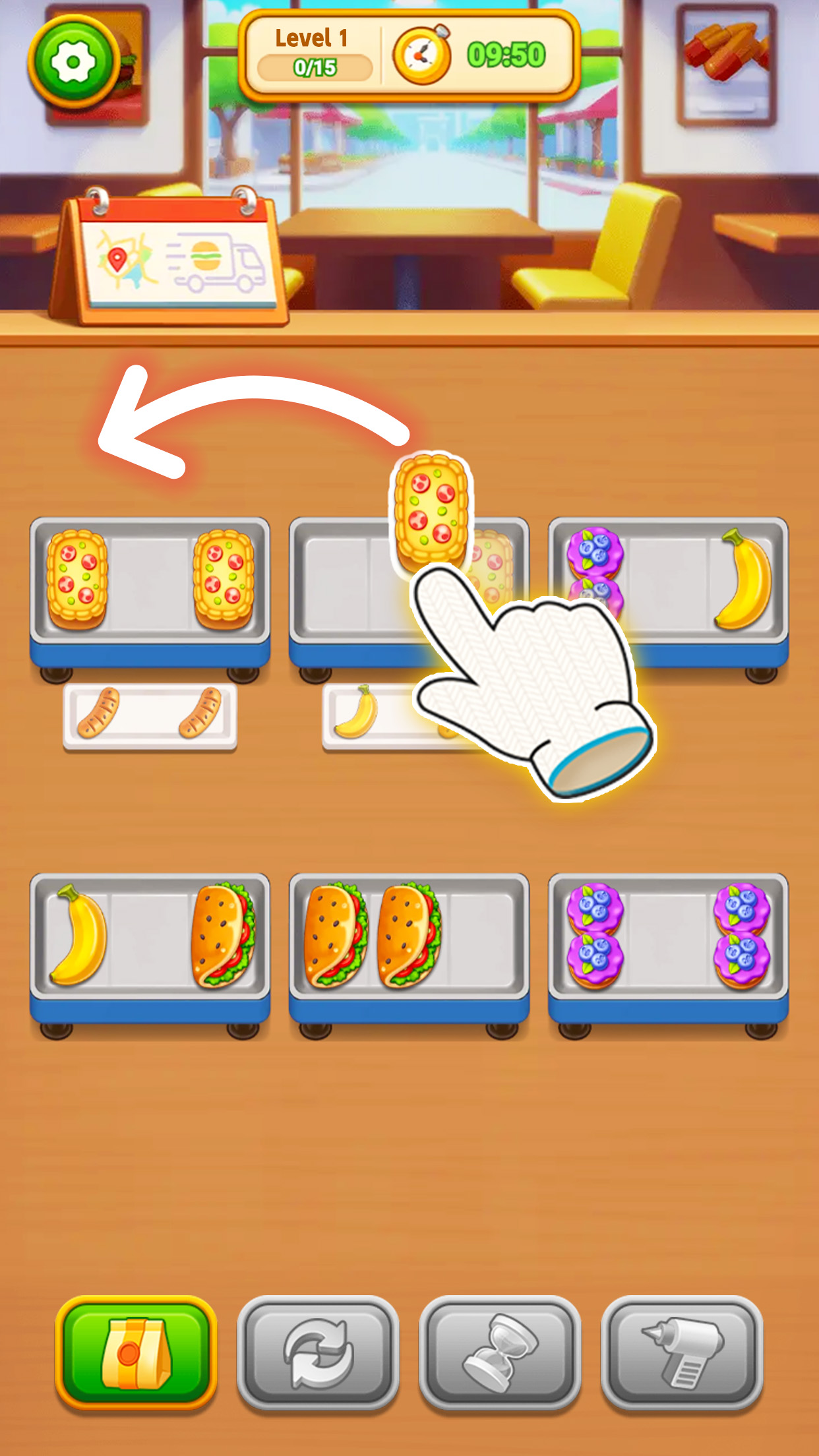 Grill Sort - Сортировка Еды APK screenshot