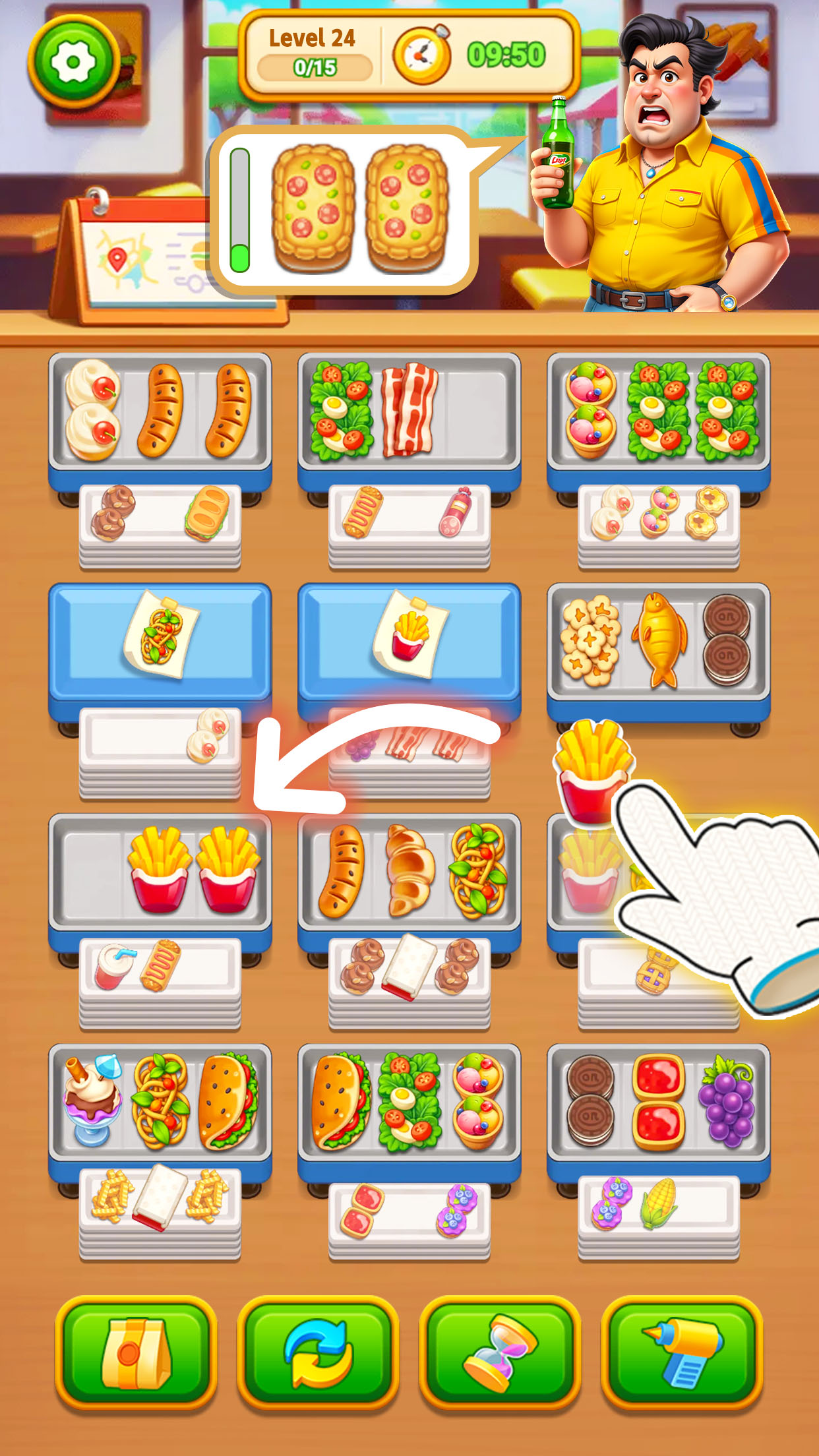 Grill Sort - Сортировка Еды APK screenshot