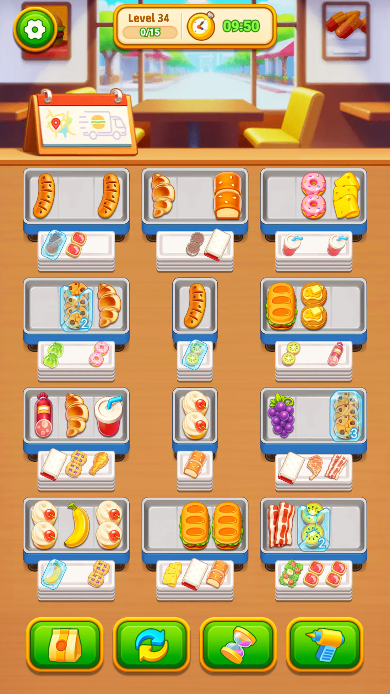 Grill Sort - Сортировка Еды APK screenshot