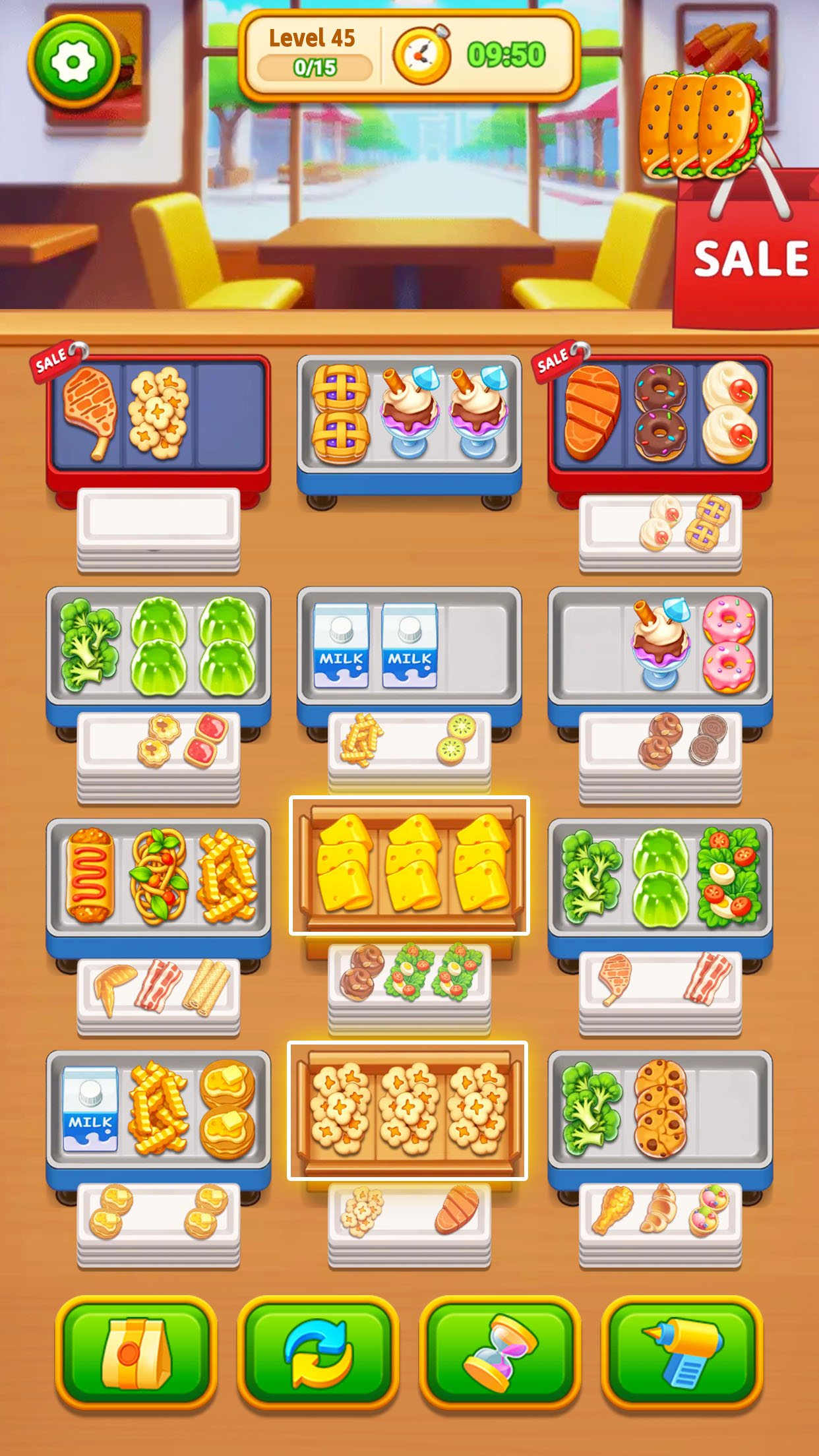 Grill Sort - Сортировка Еды APK screenshot