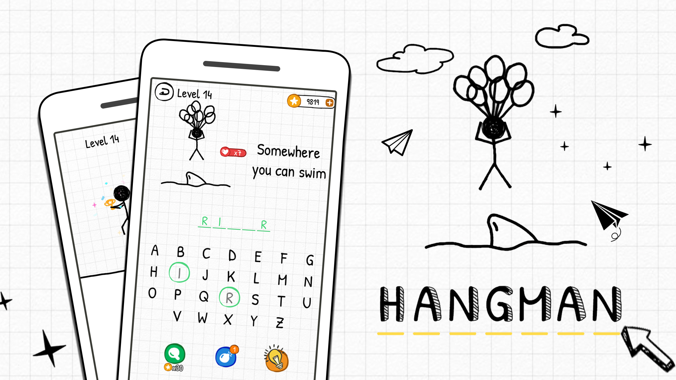 Hangman Words:Two Player Games APK screenshot