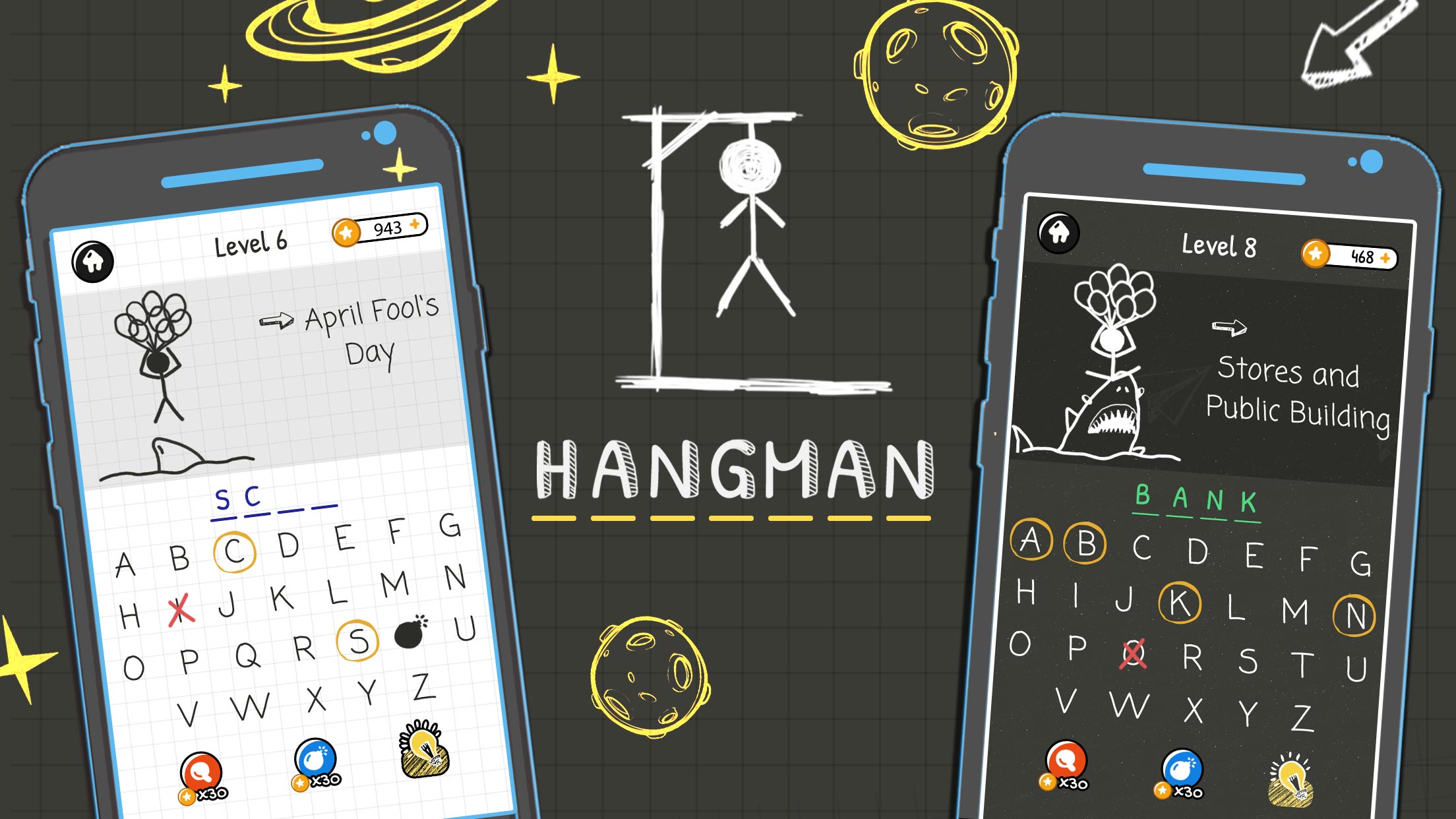 Hangman Words:Two Player Games APK screenshot
