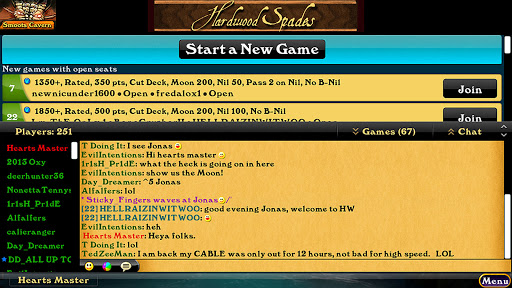 Hardwood Spades - Card Game APK screenshot