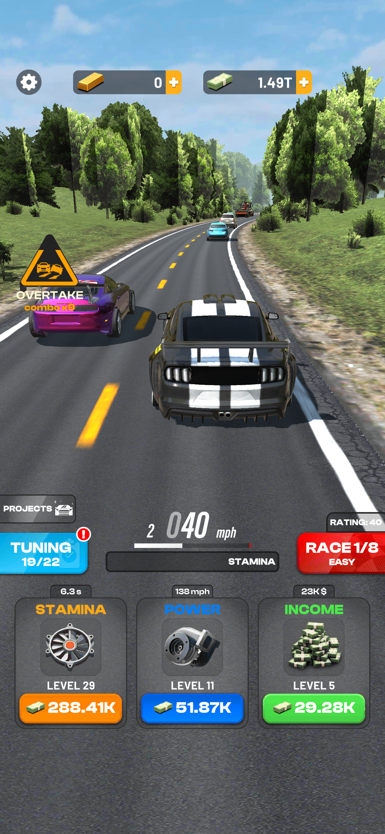 Highway Overtake - Car Racing APK screenshot