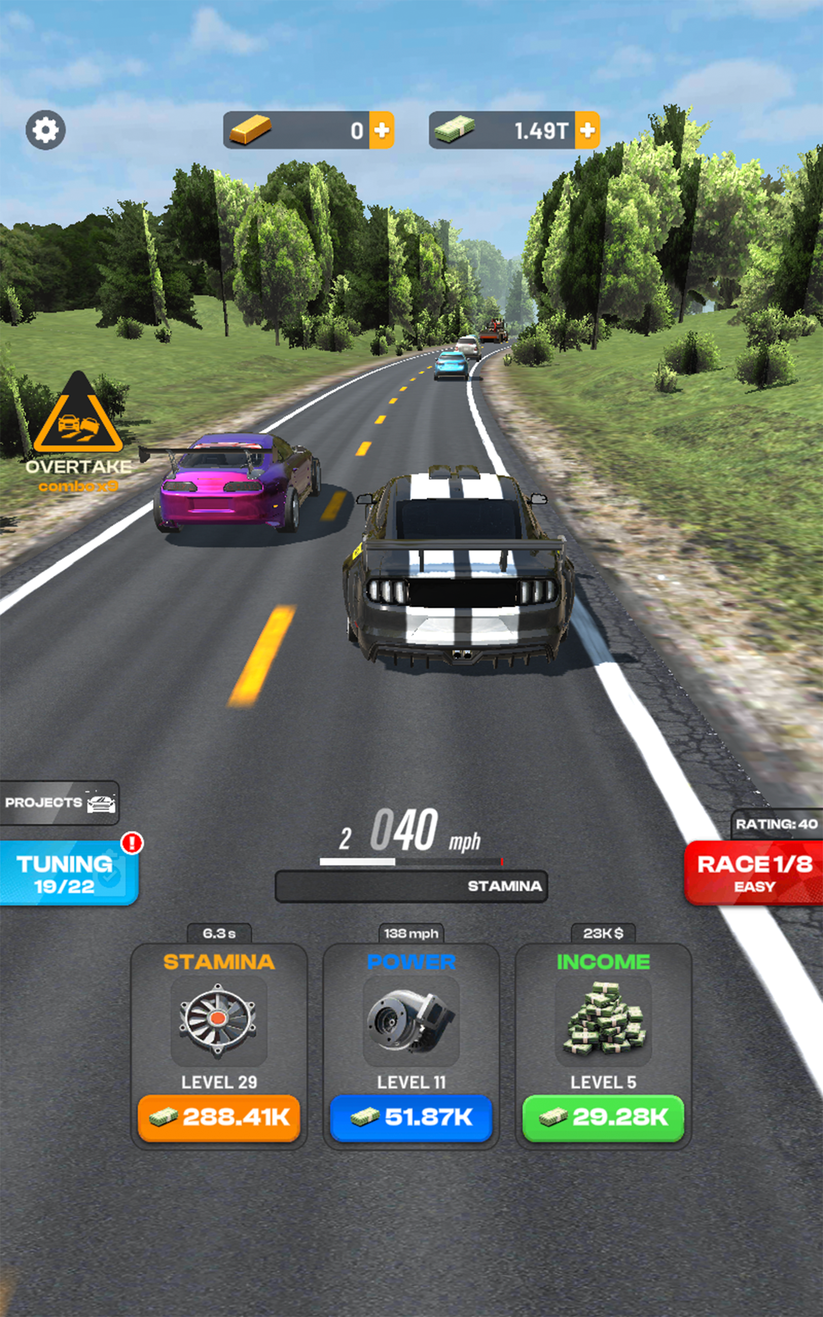 Highway Overtake - Car Racing APK screenshot