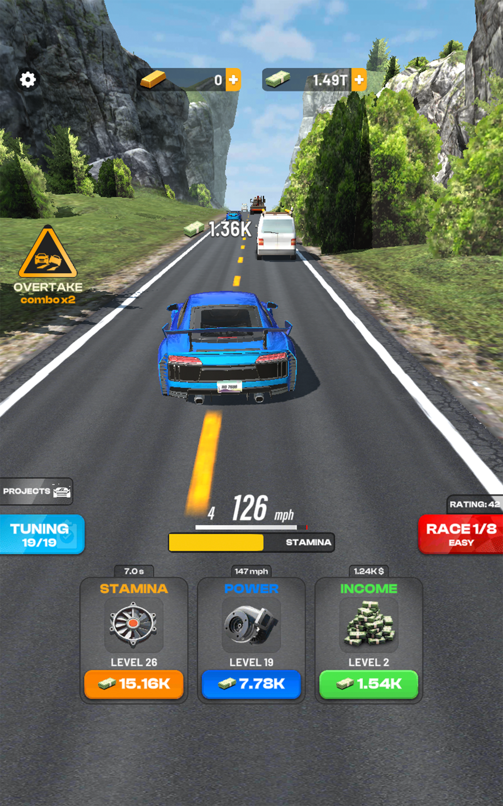 Highway Overtake - Car Racing APK screenshot