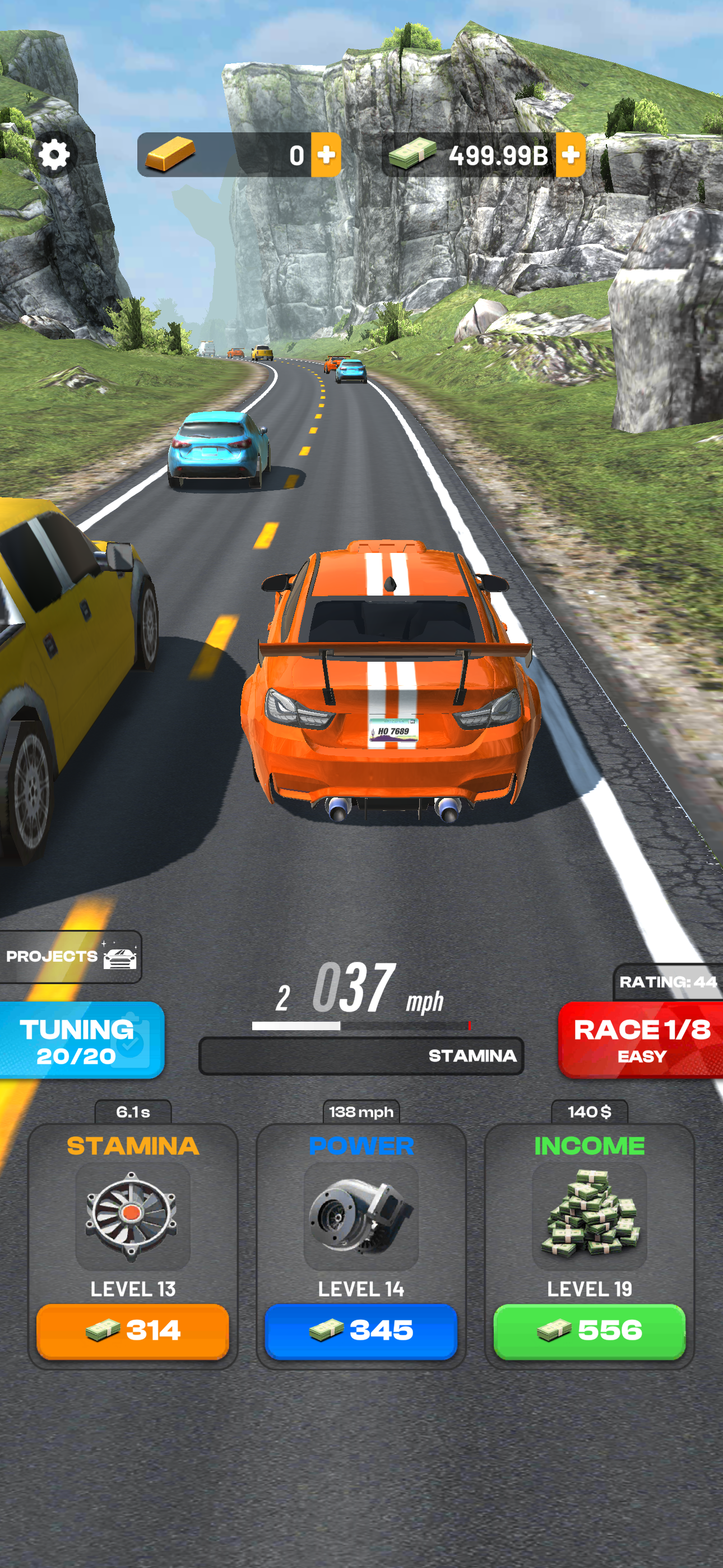 Highway Overtake - Car Racing APK screenshot