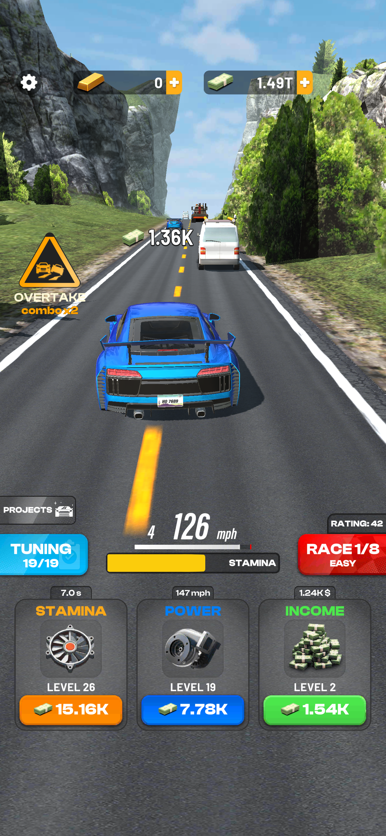 Highway Overtake - Car Racing APK screenshot