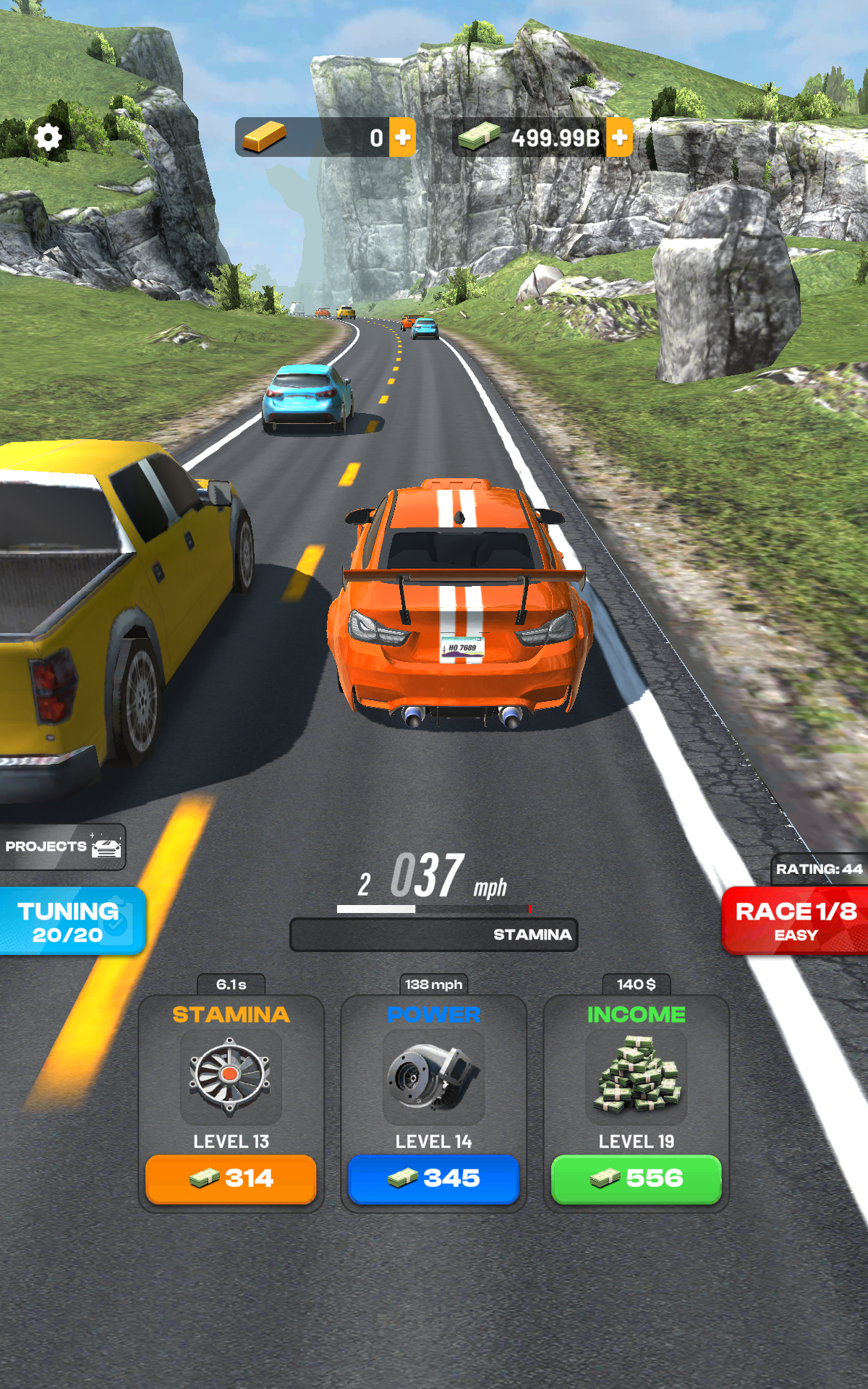 Highway Overtake - Car Racing APK screenshot