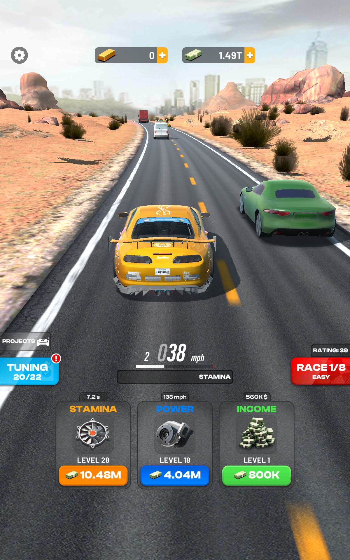 Highway Overtake - Car Racing APK screenshot