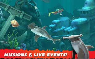 Hungry Shark Evolution: акула APK screenshot