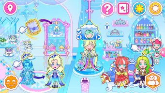 Ice Princess World Castle Life APK screenshot