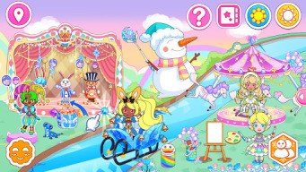 Ice Princess World Castle Life APK screenshot