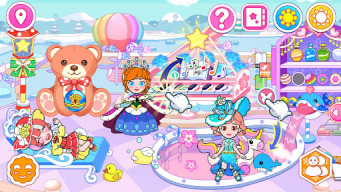 Ice Princess World Castle Life APK screenshot