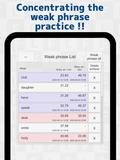 Japanese Flick Typing app APK screenshot