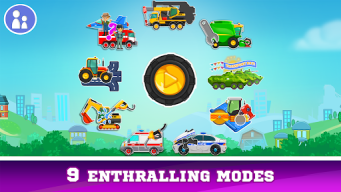 Kids Cars Games build a truck APK screenshot