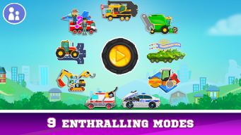 Kids Cars Games build a truck APK screenshot