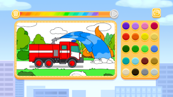 Kids Cars Games build a truck APK screenshot