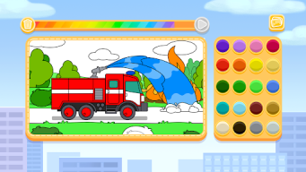 Kids Cars Games build a truck APK screenshot
