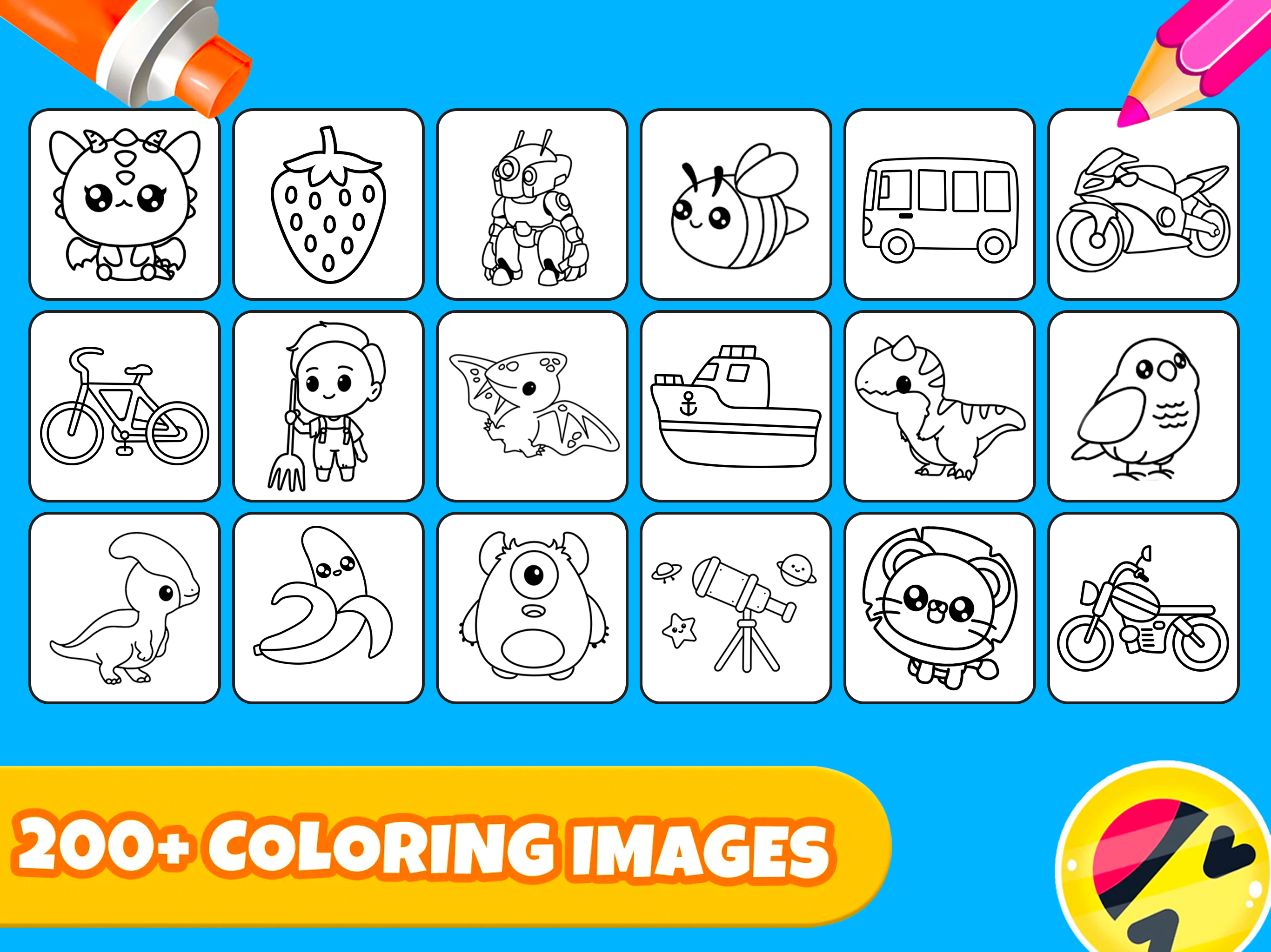 Kids Coloring Pages For Boys APK screenshot