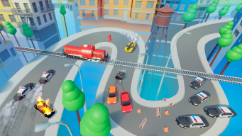 Line Race: Police Pursuit APK screenshot