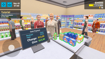 Manage Supermarket Simulator APK screenshot