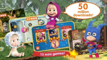 Masha and the Bear Child Games APK screenshot