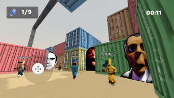 Ink Game Meme Bots Chase Rooms APK screenshot
