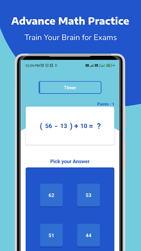 Mental Calculation Training APK screenshot