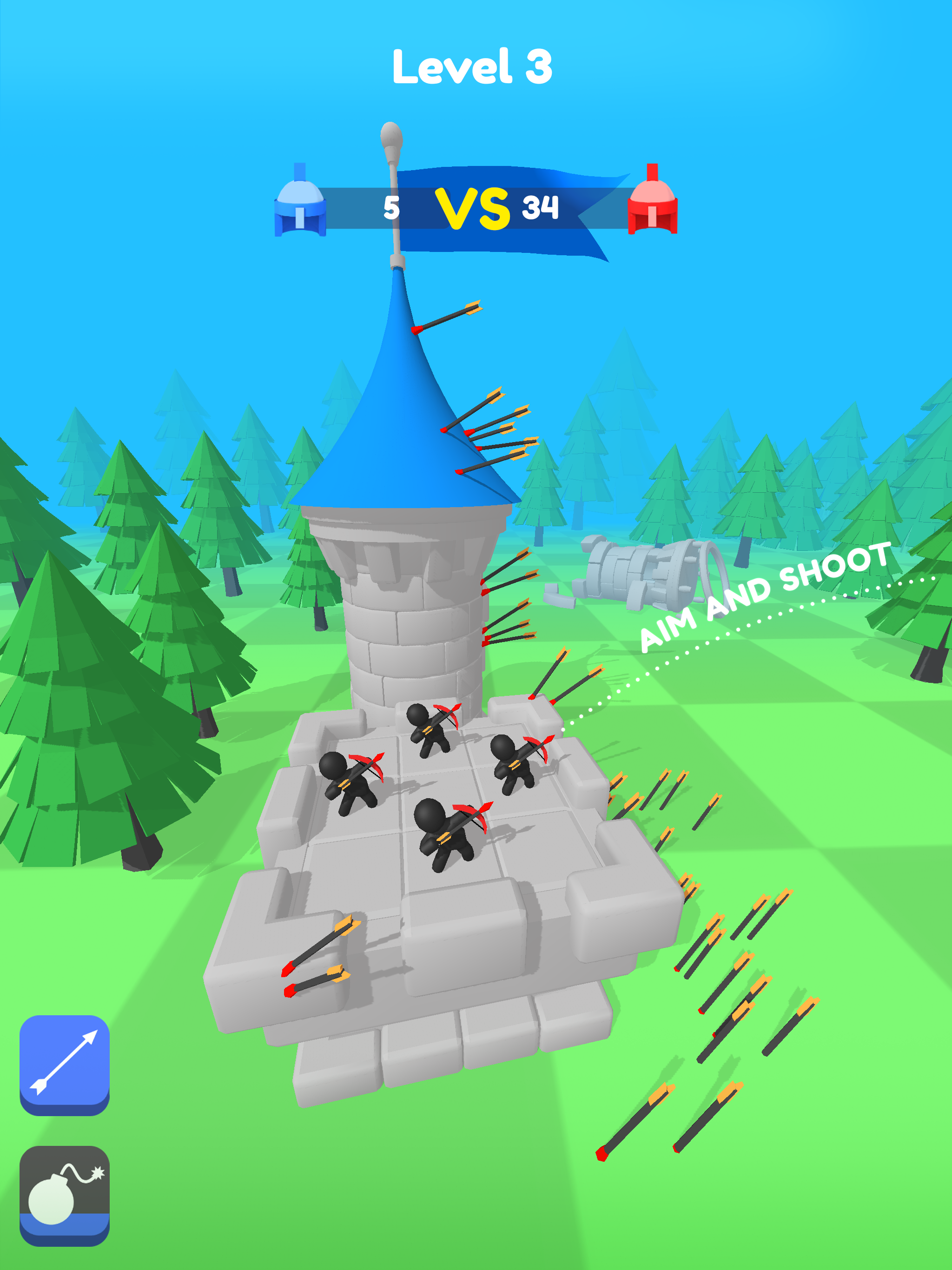 Merge Archers: Bow and Arrow APK screenshot