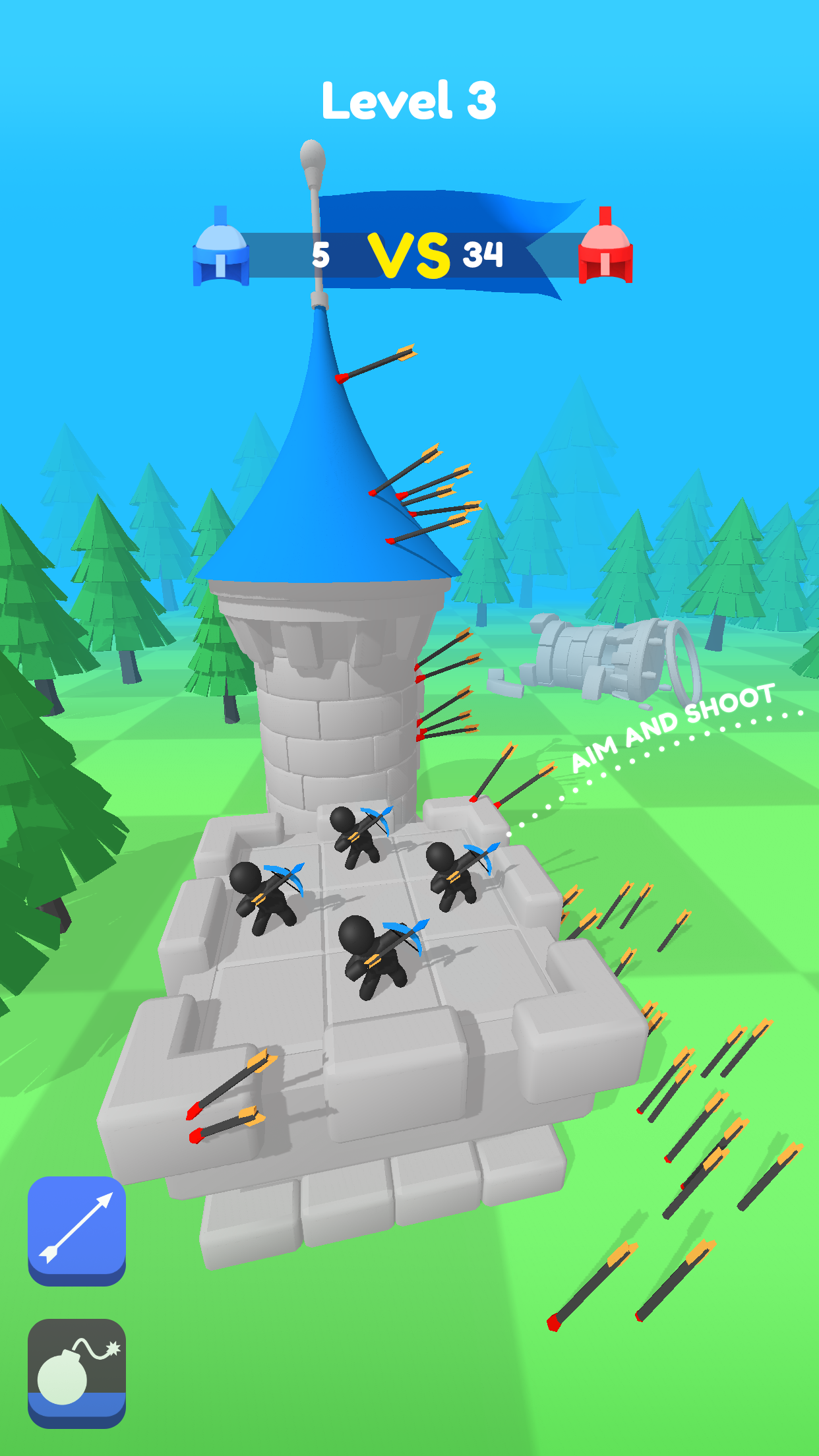 Merge Archers: Bow and Arrow APK screenshot