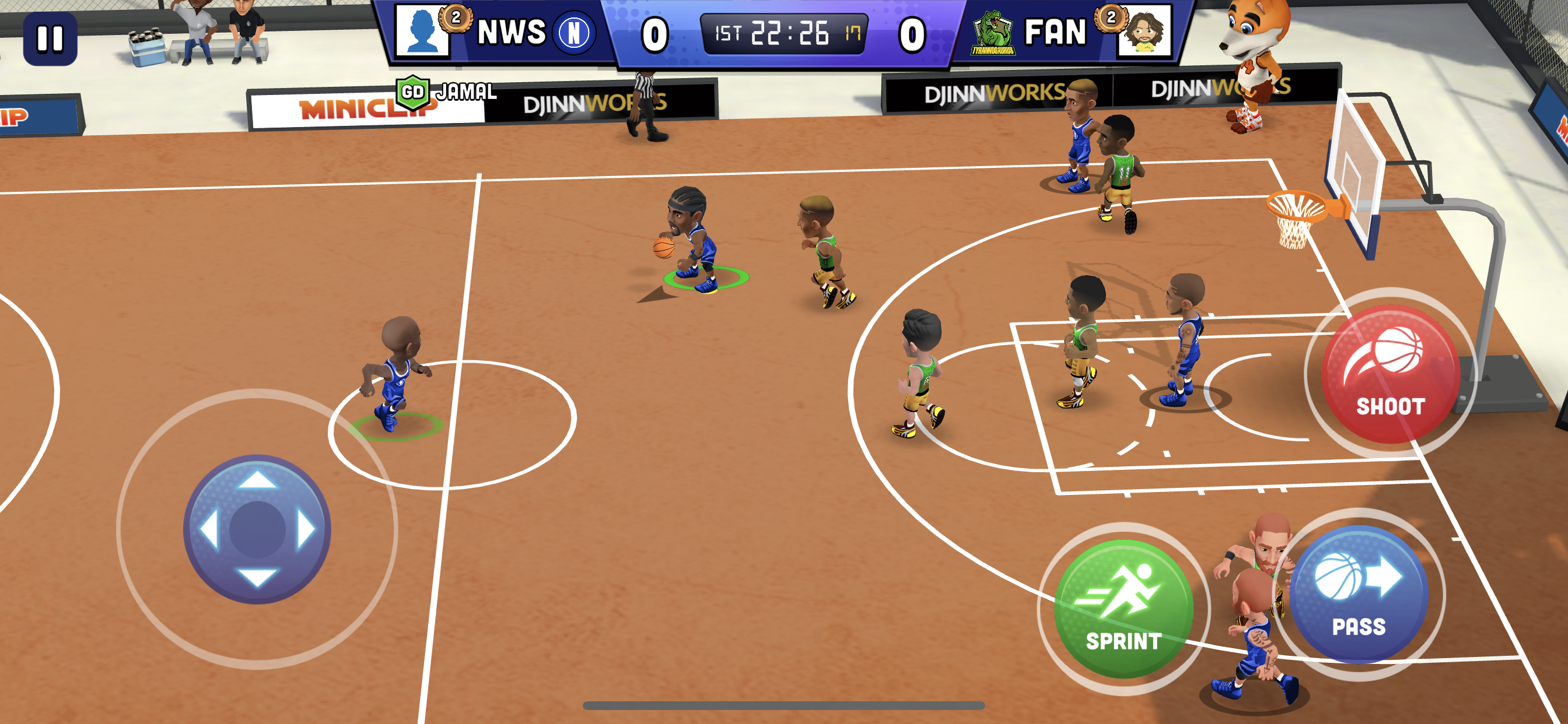 Mini Basketball APK screenshot