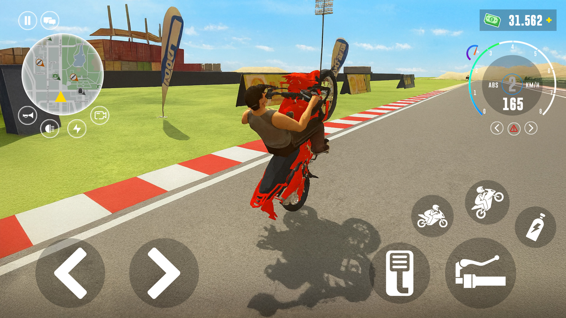 Moto Wheelie: Ride & Flip APK screenshot