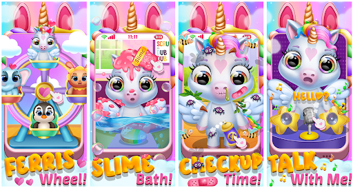 My Cute Unicorn Daycare Salon APK screenshot