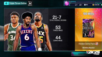 NBA 2K25 MyTEAM screenshot