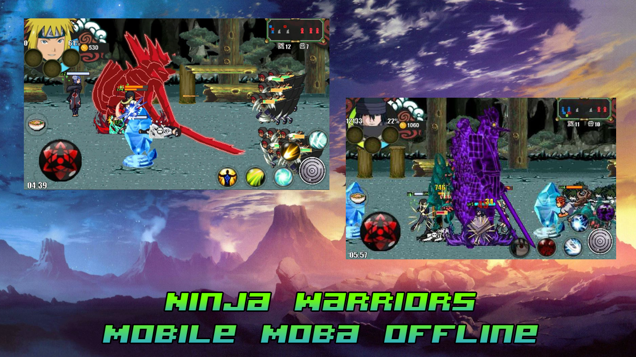 Ninja Warriors - Mobile Moba Offline APK screenshot